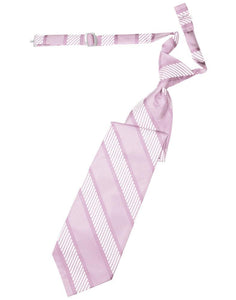Cardi Pre-Tied Pink Venetian Stripe Necktie