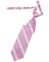 Load image into Gallery viewer, Cardi Pre-Tied Rose Venetian Stripe Necktie
