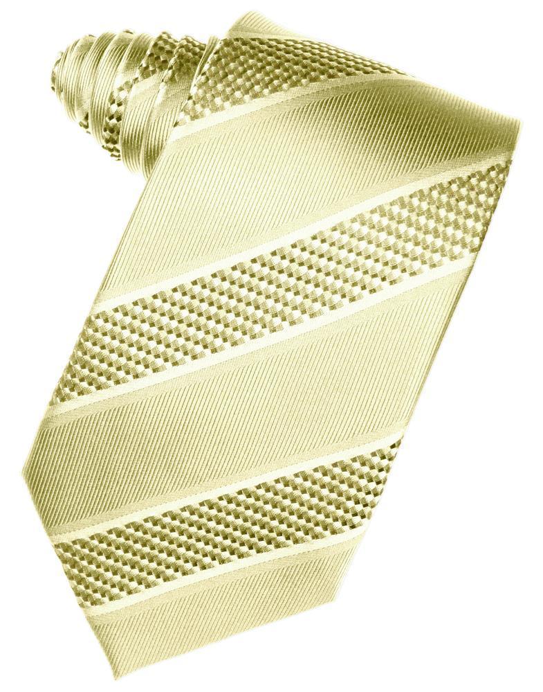 Cardi Self Tie Buttercup Venetian Stripe Necktie