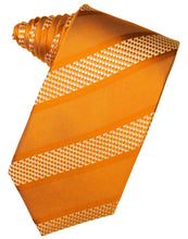Load image into Gallery viewer, Cardi Self Tie Mandarin Venetian Stripe Necktie