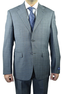 Berragamo Berragamo Plaid Grey Suit