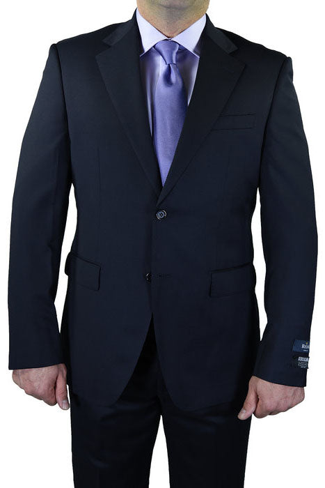 Berragamo Berragamo Solid Navy 2-Button Notch Suit