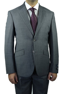Berragamo Berragamo "Modern" Grey Pinstripe Slim Fit Suit