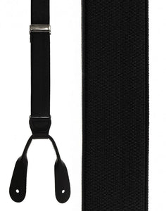 Cardi "French Satin" Black Suspenders