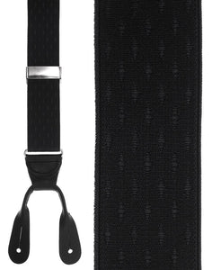 Cardi "Black Petite Diamonds" Suspenders