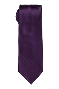 Bocara Solid Purple Satin Tie