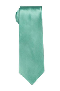Bocara Solid Turquoise Satin Tie
