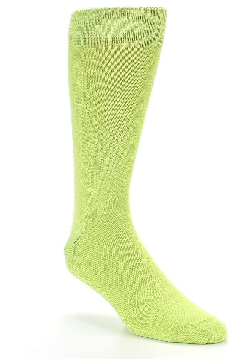 Bold Socks Lime Bold Solid Socks