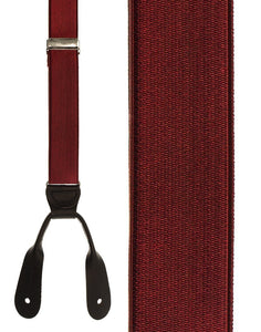 Cardi "French Satin" Burgundy Suspenders