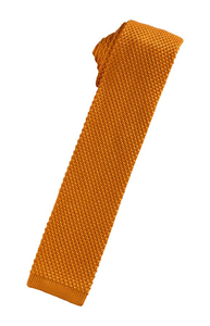 Cristoforo Cardi Burnt Orange Silk Knit Necktie