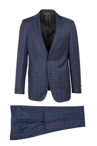 Canaletto Canaletto "Dolcetto" REDA Wool Blue Windowpane Suit