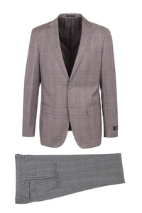 Canaletto Canaletto "Dolcetto" REDA Wool Lilac Windowpane Suit