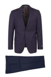 Canaletto Canaletto "Dolcetto" REDA Wool Aubergine Windowpane Suit