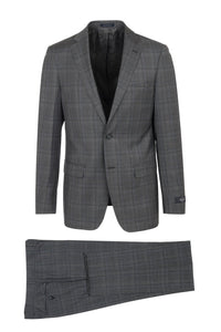 Canaletto Canaletto "Dolcetto" REDA Wool Grey Windowpane Suit