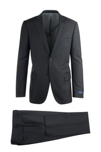 Canaletto Canaletto "Porto" Ermenegildo Zegna Slate Grey Solid Slim Fit Suit