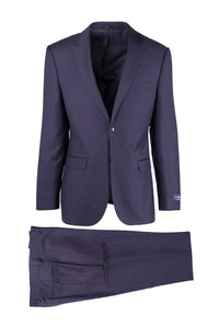 Canaletto Canaletto "Sangria" Ermenegildo Zegna Cloth Eggplant Suit