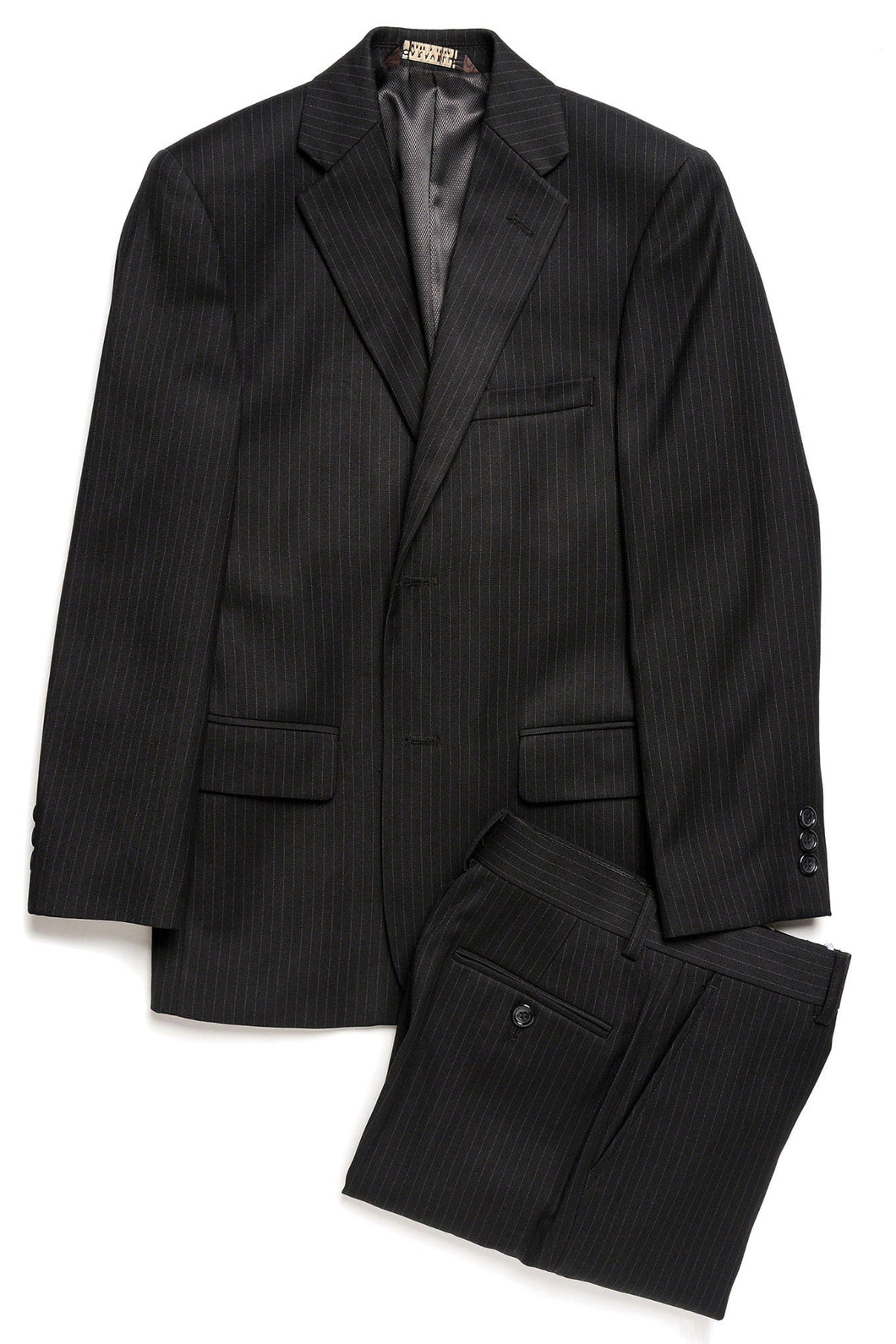 Caravelli Caravelli Black Tonal Stripe Suit