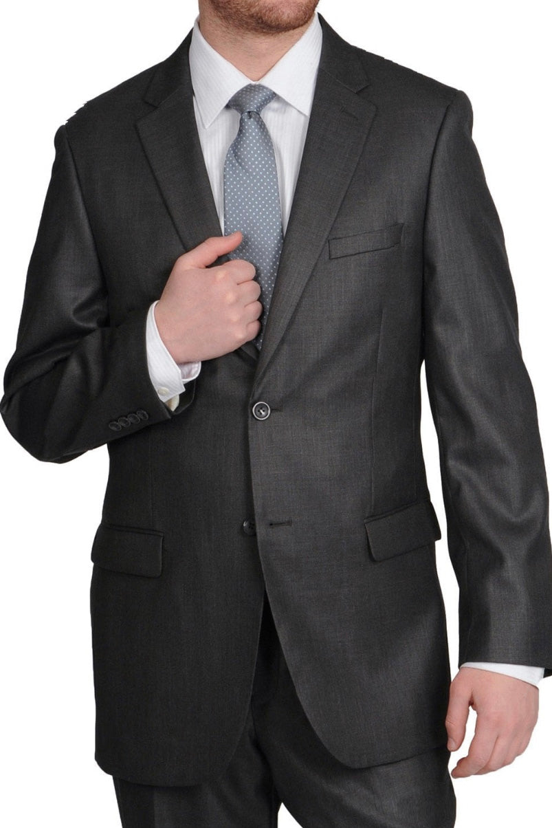 Caravelli Caravelli Charcoal Sharkskin Suit