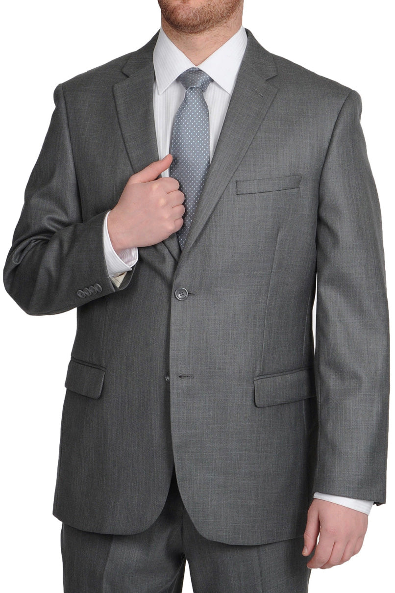 Caravelli Caravelli Grey Sharkskin Suit