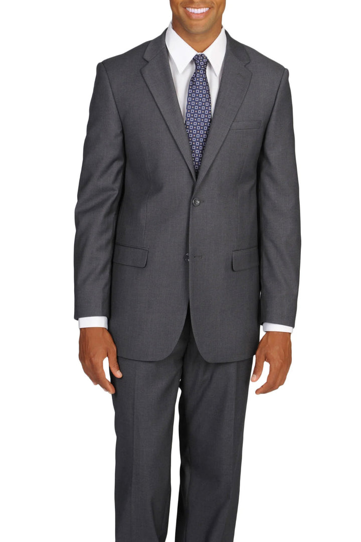 Caravelli Caravelli Solid Grey Slim Suit
