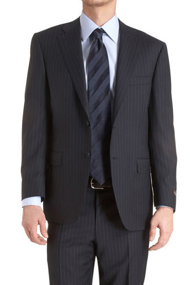 Caravelli Caravelli Navy Tonal Stripe Suit