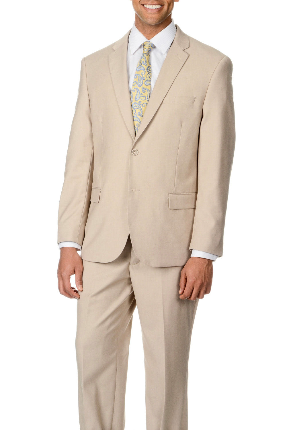 Caravelli Caravelli Solid Beige Suit