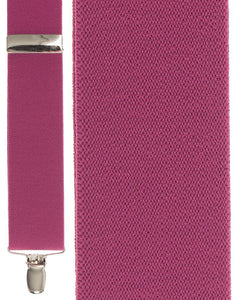 Cardi "Dark Pink Bostonian" Suspenders
