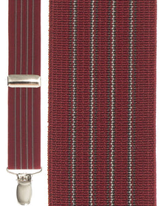 Cardi "Dark Red Pinstripe" Suspenders
