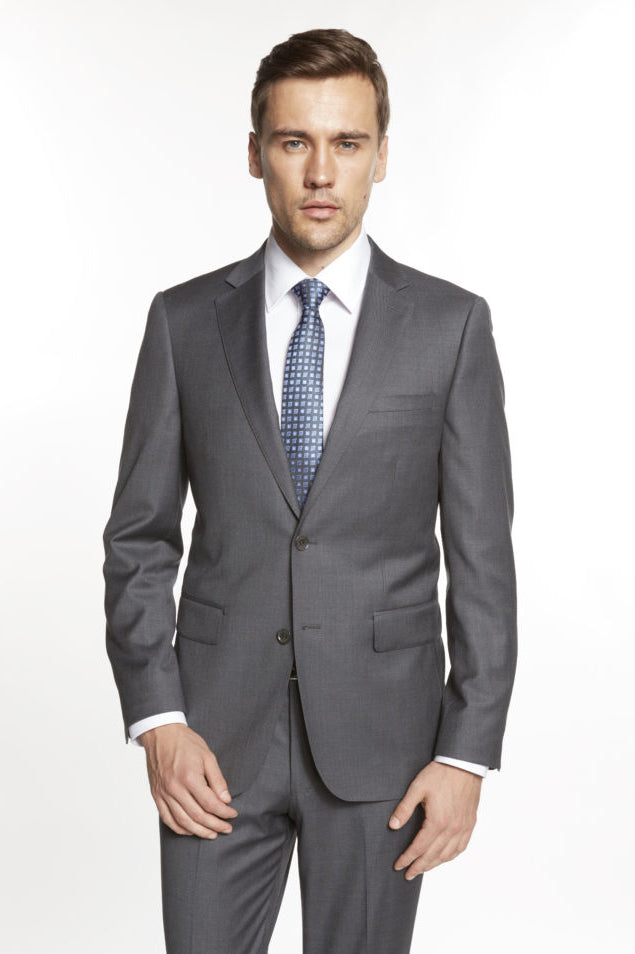 Enzo Enzo Solid Grey Suit