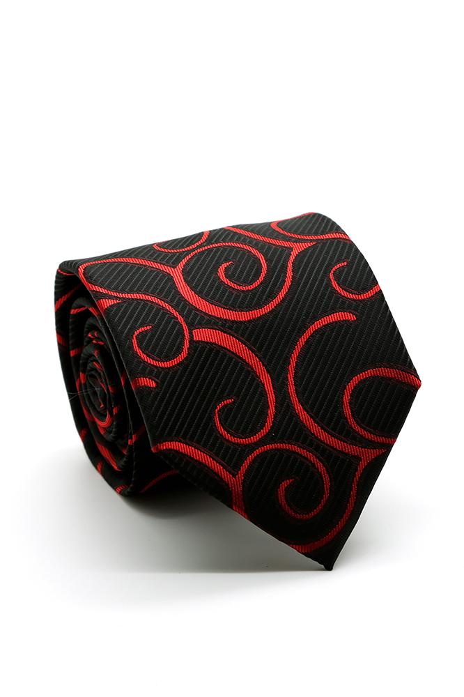 Ferrecci Red and Black Clayton Necktie