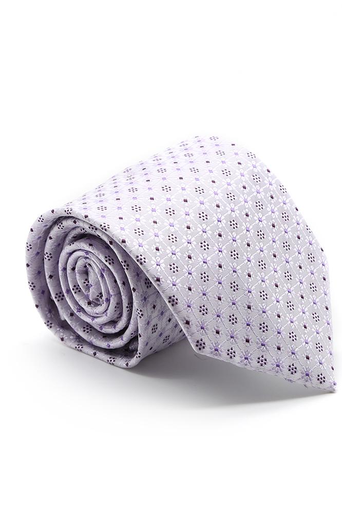 Ferrecci Purple and Grey Fairfax Necktie