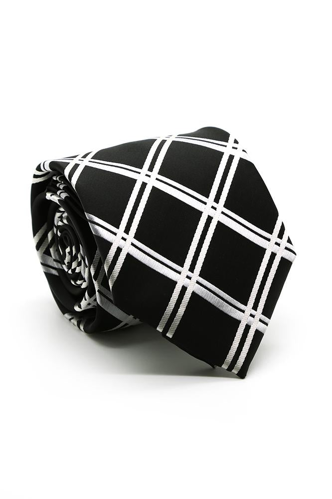 Ferrecci Black Montebello Necktie