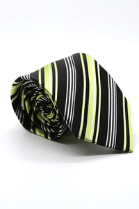 Ferrecci Black and Green Reedley Necktie