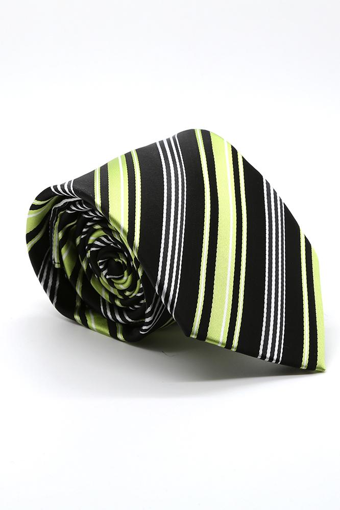 Ferrecci Black and Green Reedley Necktie