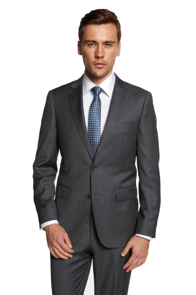Giorgio Fiorelli Giorgio Fiorelli Solid Medium Grey Suit