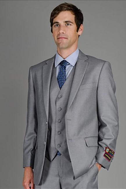 Giorgio Fiorelli Giorgio Fiorelli Solid Grey Suit