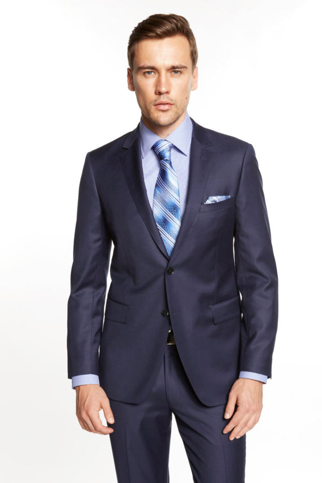 Giorgio Fiorelli Giorgio Fiorelli Solid Indigo Blue Suit