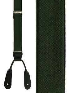 Cardi "French Satin" Hunter Green Suspenders