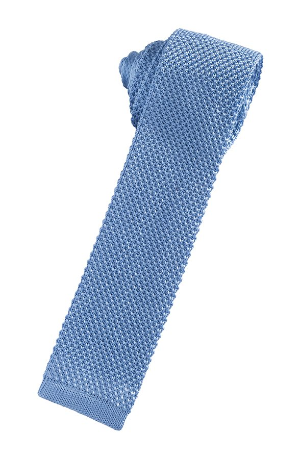Cristoforo Cardi Leisure Blue Silk Knit Necktie