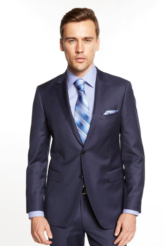 Mantoni Mantoni Solid French Blue Suit