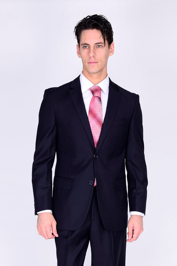 Mantoni Mantoni Solid Navy Suit