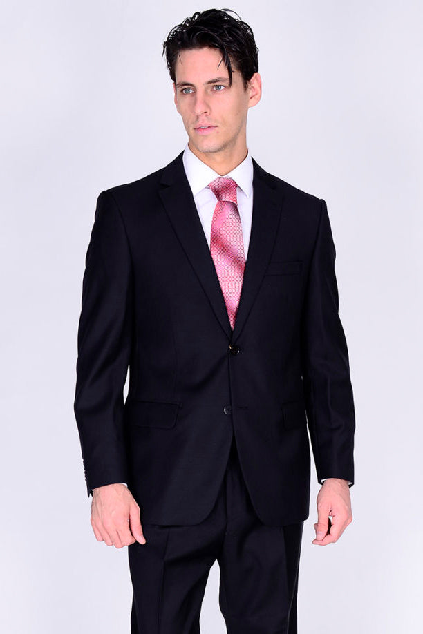 Mantoni Mantoni Solid Black Suit