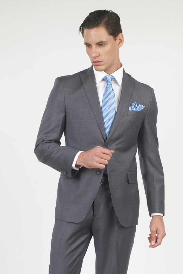 Mantoni Mantoni Solid Grey Suit
