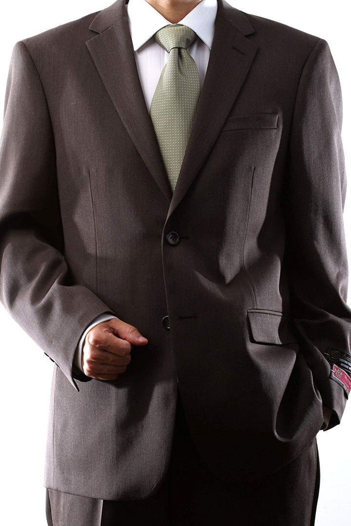 Montefino Montefino Solid Taupe Suit