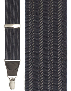 Cardi "Navy Four Stripe" Suspenders
