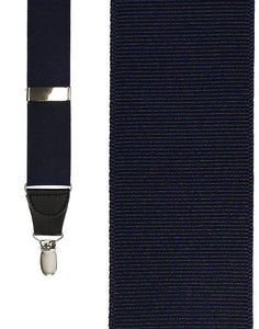 Cardi "Navy Grosgraine Ribbon" Suspenders