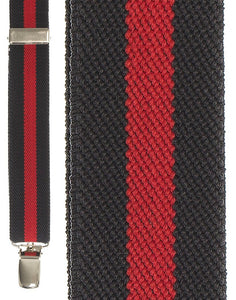 Cardi "Navy Red Navy Winston" Suspenders