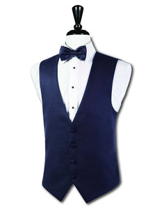 BT Collection Navy Midnight Mason Tuxedo Vest