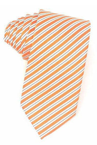 Cardi Orange Newton Stripe Necktie