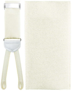 Cardi "Oristano" Ivory Suspenders
